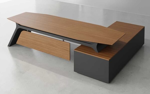 Evox L Shaped CEO Executive Desk