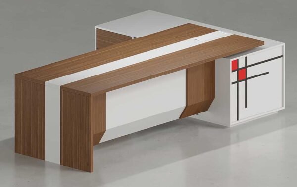 Ivo L Shaped CEO Executive Desk