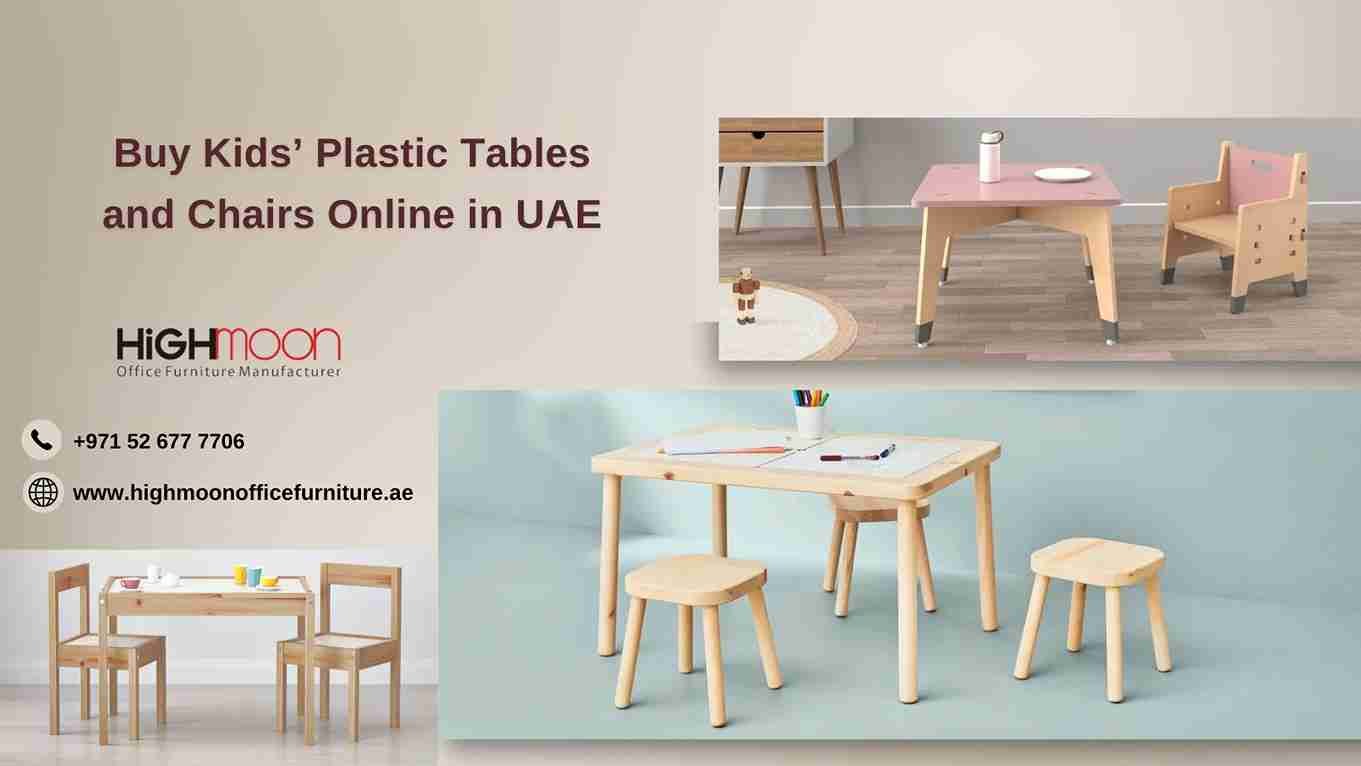 Buy Kids’ Plastic Tables and Chairs Online in UAE