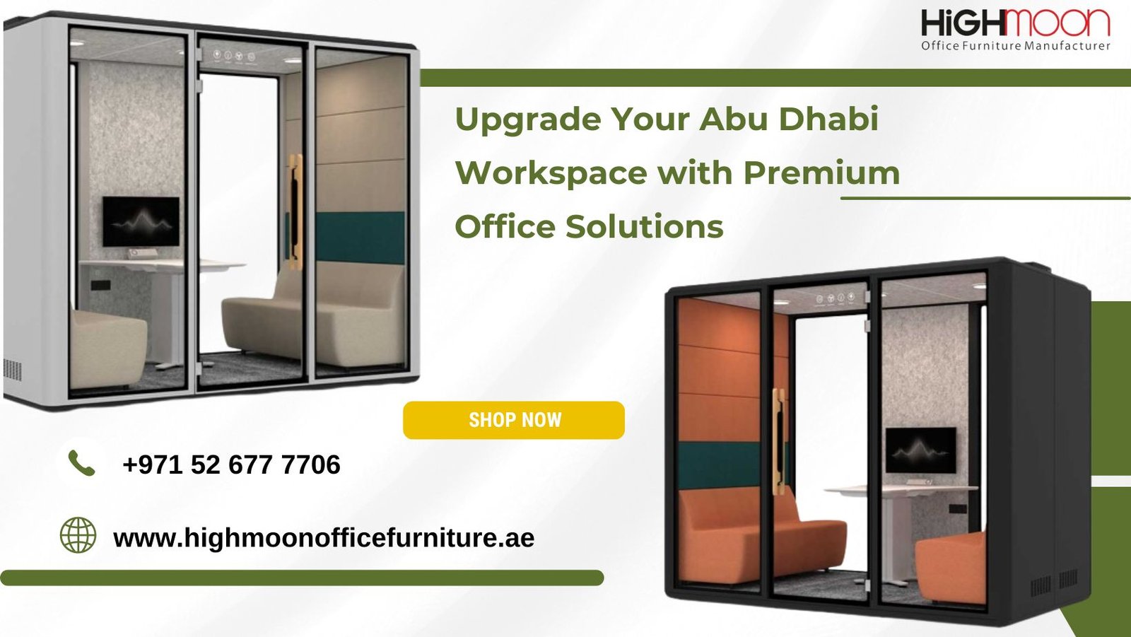 Buy Acoustic Pods Supplier in Abu Dhabi