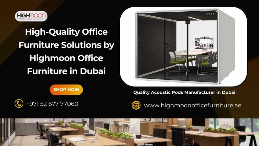 Quality Acoustic Pods Manufacturer in Dubai