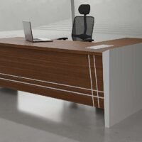 Raze L Shaped Executive Desk White Leg - Highmoon Office Furniture UAE Raze L Shaped Executive Desk White Leg - Highmoon Office Furniture UAE