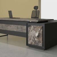Vero L Shaped Executive Desk Black Leg - Office Furniture UAE Vero L Shaped Executive Desk Black Leg - Office Furniture UAE
