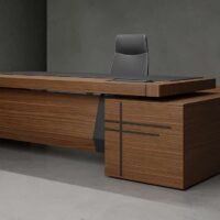 Zeni L Shaped CEO Executive Desk (Black) from Highmoon modern executive office desk Zeni L Shaped CEO Executive Desk (Black) from Highmoon modern executive office desk