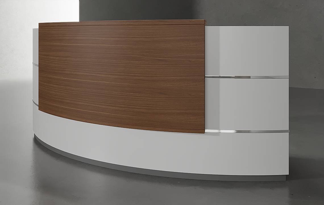 Mena Curved Reception Desk