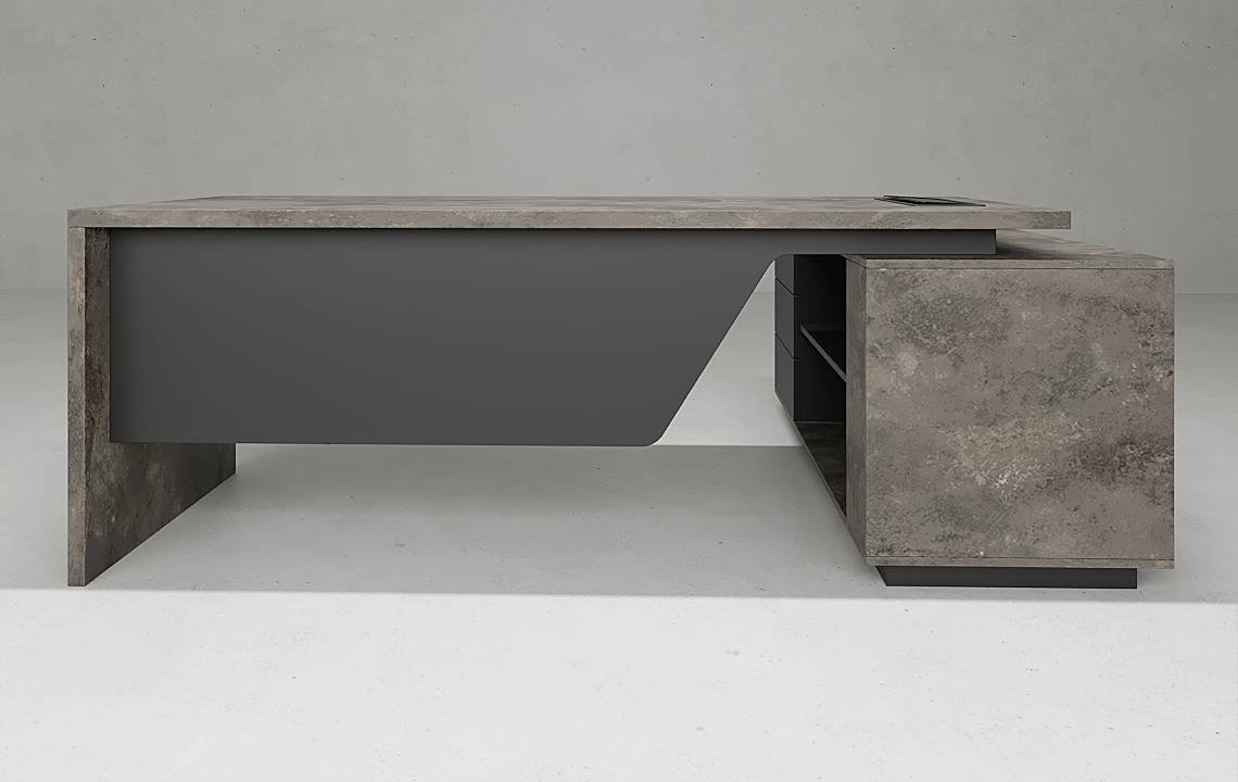 Silo L Shaped Executive Desk Silo L Shaped Executive Desk