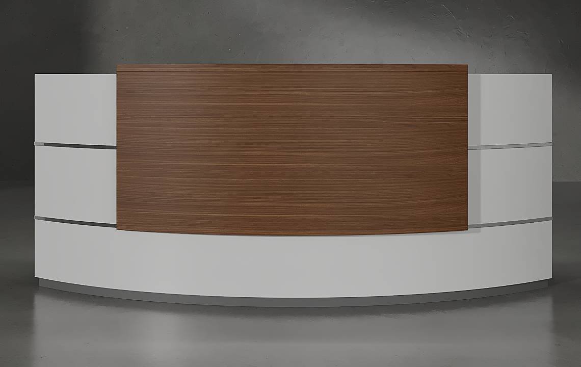 Mena Curved Reception Desk