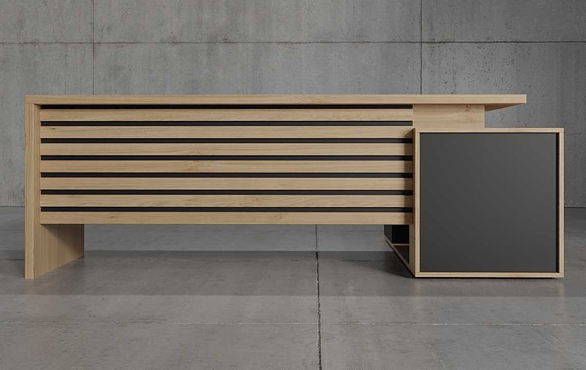 Glax L Shaped Executive Desk