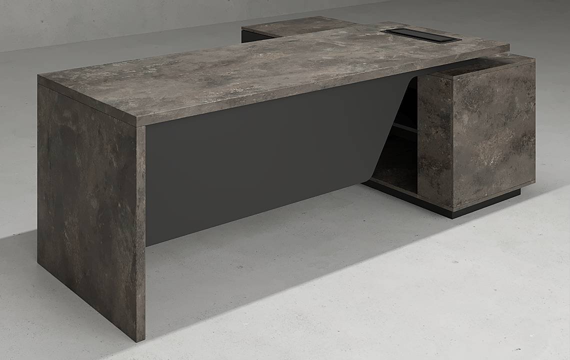 Silo L Shaped Executive Desk Silo L Shaped Executive Desk