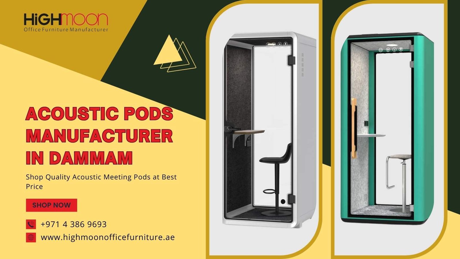 Acoustic Pods Manufacturer in Dammam