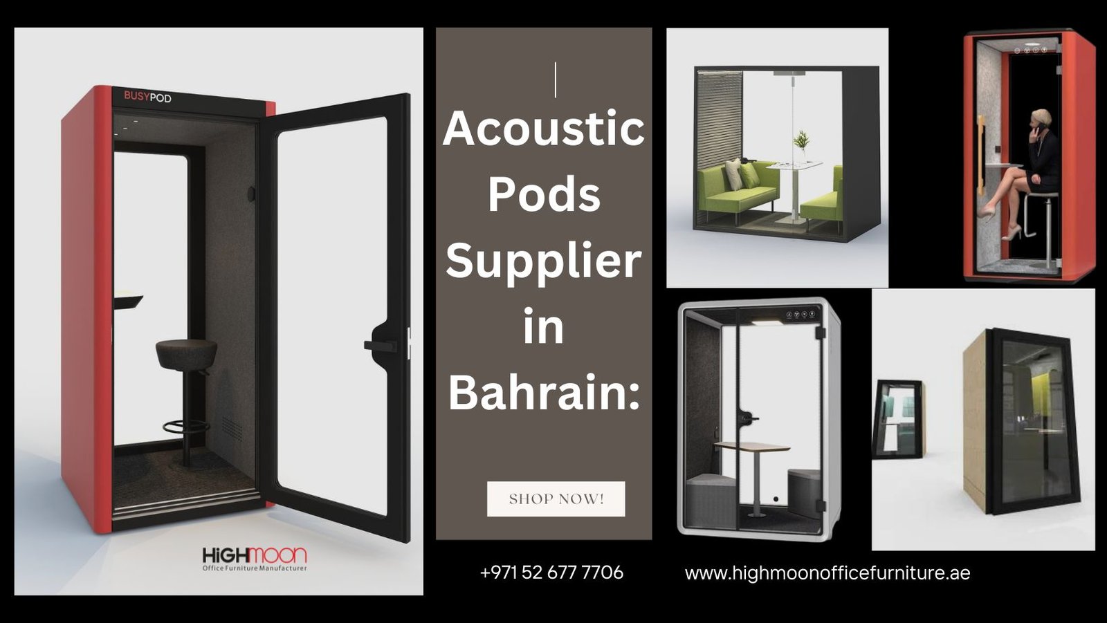 Acoustic Pods Supplier in Bahrain