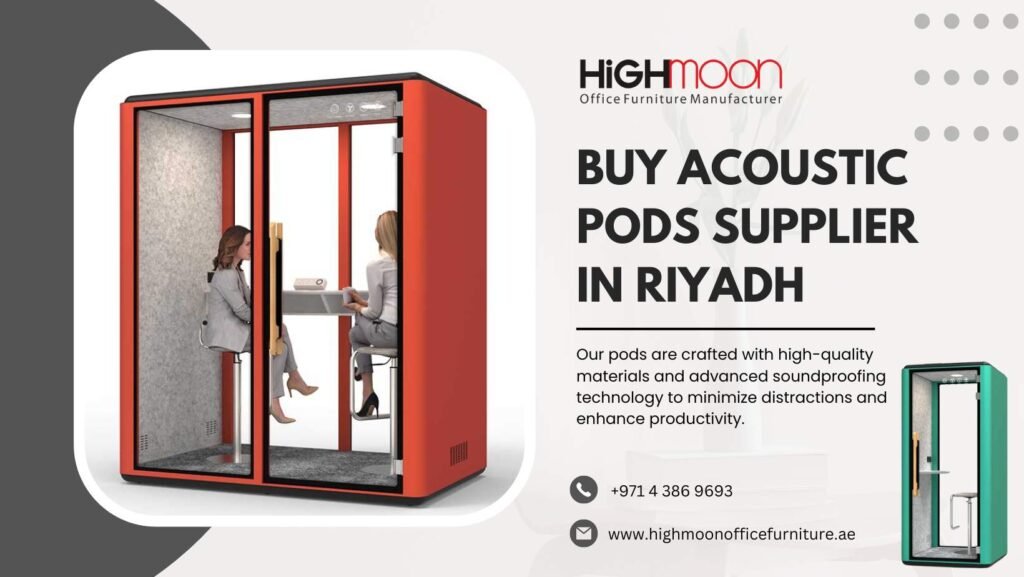 Buy Acoustic Pods Supplier in Riyadh