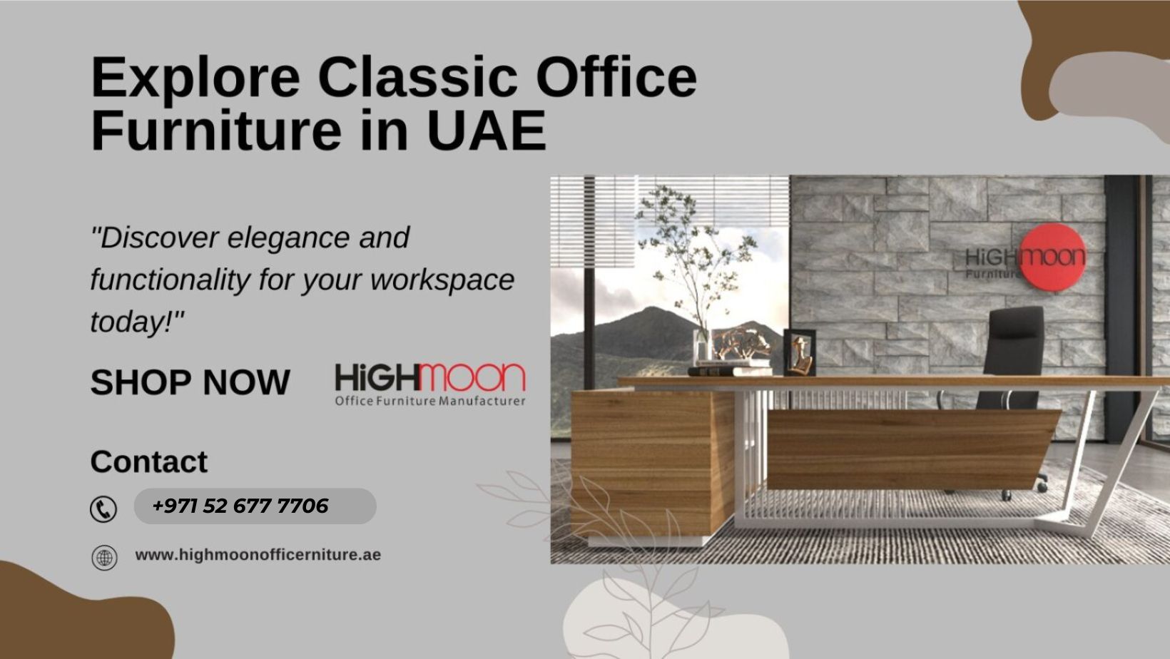 Classic Office Furniture in UAE: Timeless Elegance & Functionality