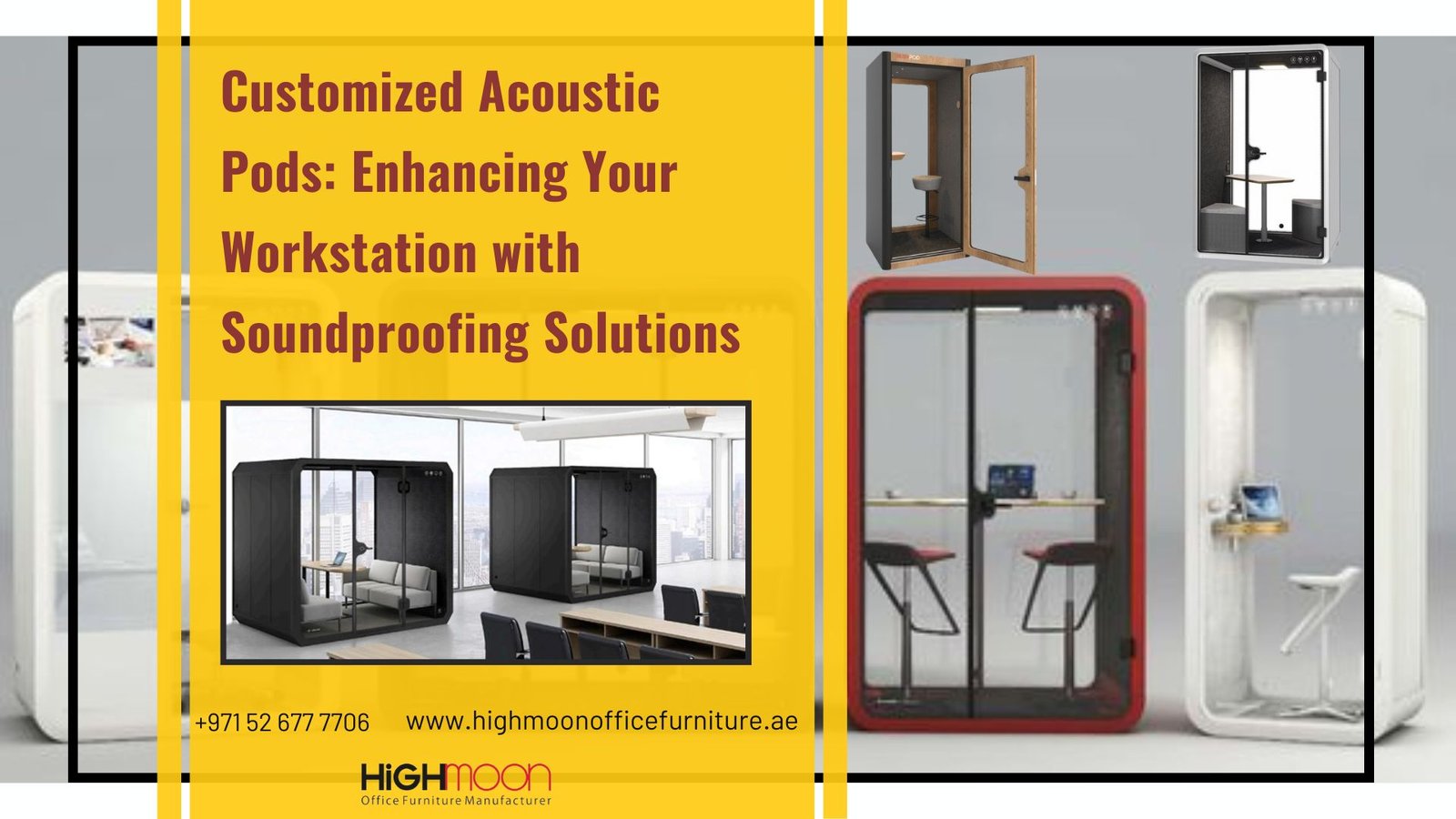 Customised Acoustic Pods in Riyadh