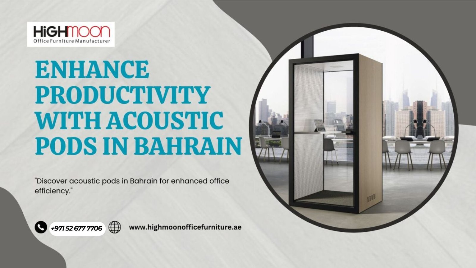 Customised Pods Manufacturer in Bahrain