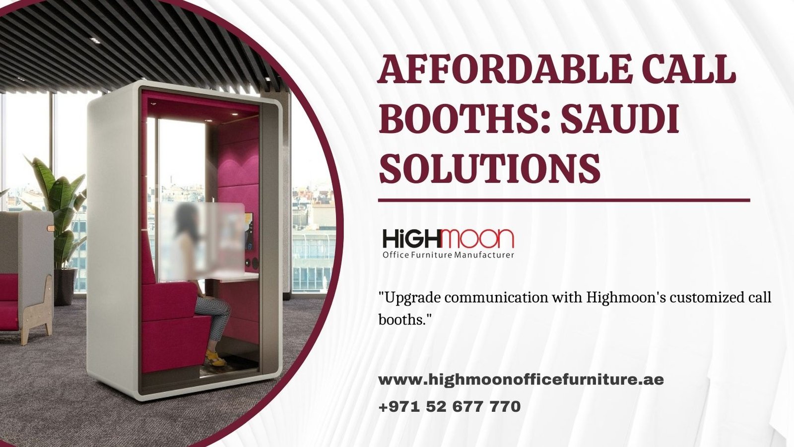 Customised Call Booth Price in Saudi Arabia