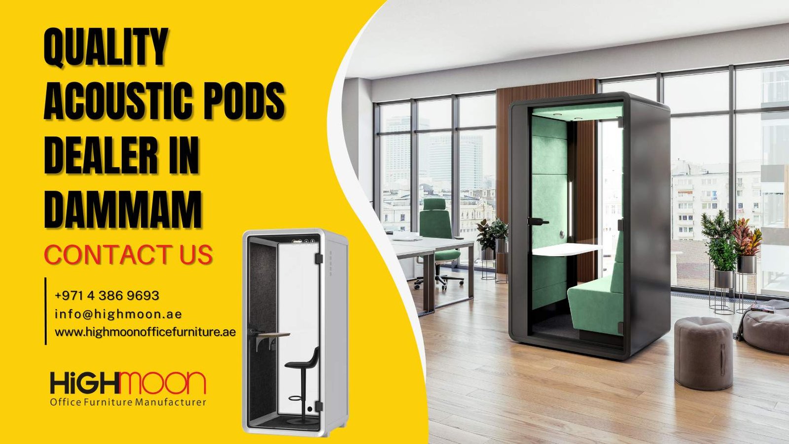 Quality Acoustic Pods Dealer in Dammam