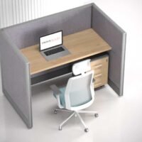 Aqua (B) Single Acoustic Workstation Aqua (B) Single Acoustic Workstation