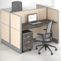 Aqua (B) 2 Cluster Acoustic Workstation