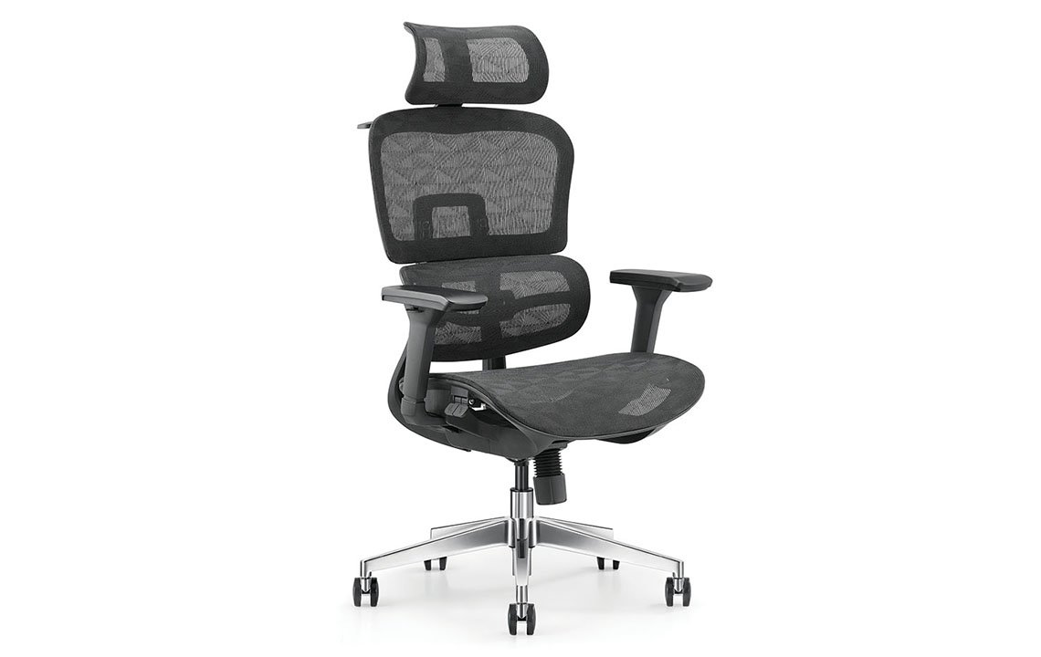 TVR 062 Ergonomic Chair with Adjustable Settings and Mesh Back