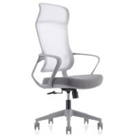 TRJ 620 Executive Chair in Grey with ergonomic design and premium upholstery