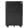 Steel Mobile Pedestal - Black