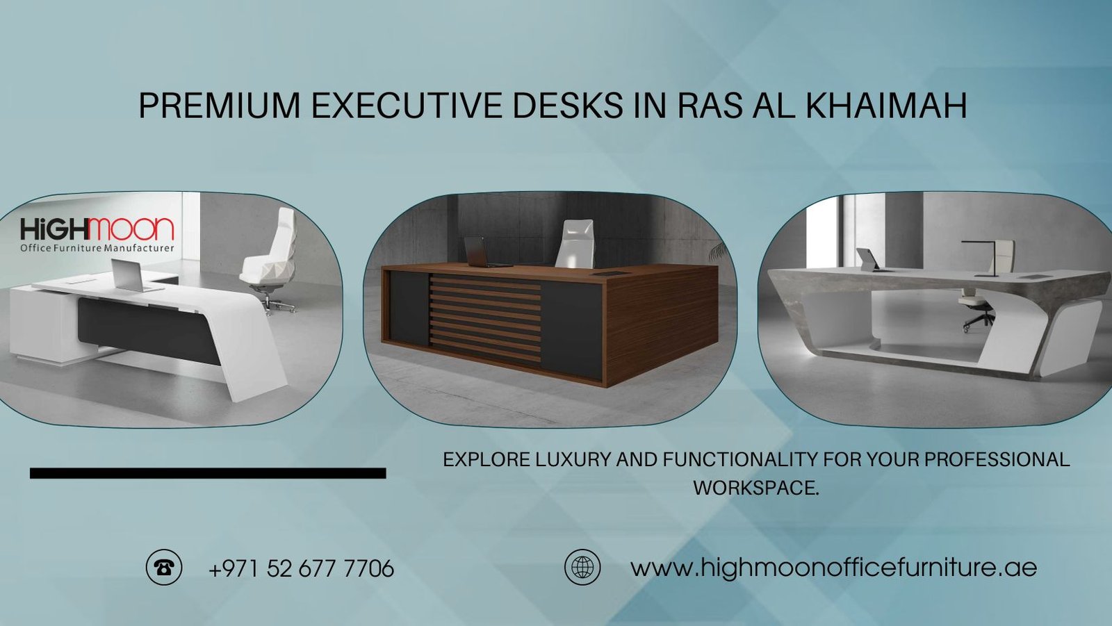 All Office Executive Desks in Ras Al Khaimah