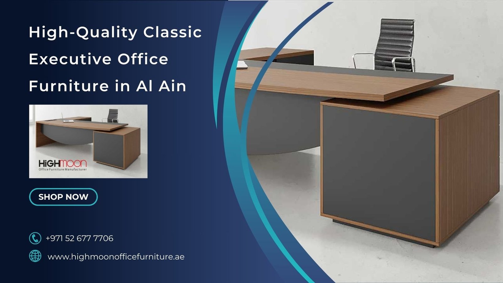 Classic Executive Desk in Al Ain
