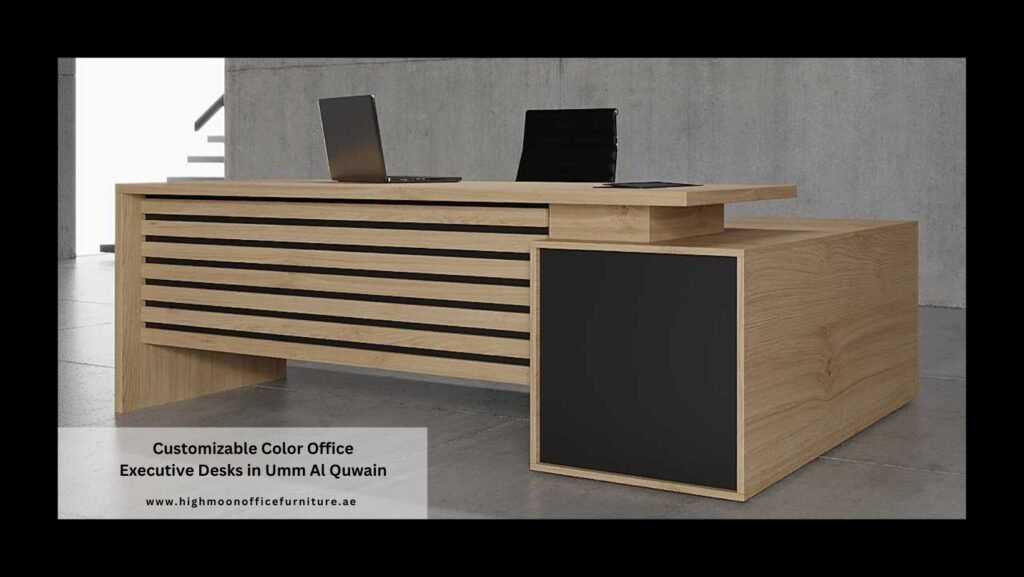Customizable color office executive desk in Umm Al Quwain Stylish office executive desk with customizable colors