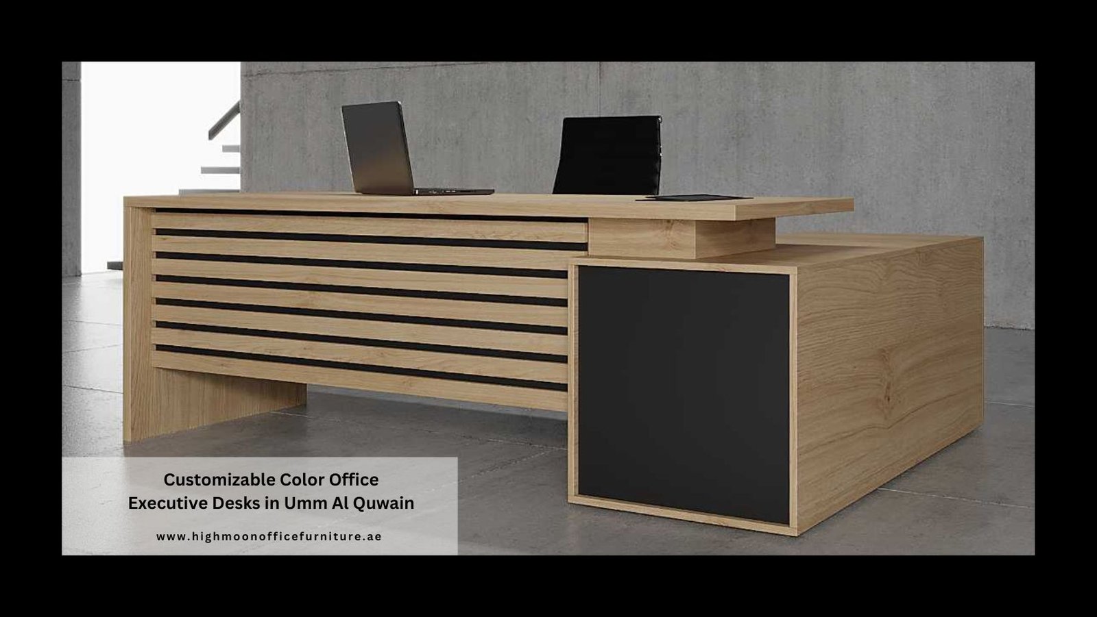Customizable color office executive desk in Umm Al Quwain Stylish office executive desk with customizable colors