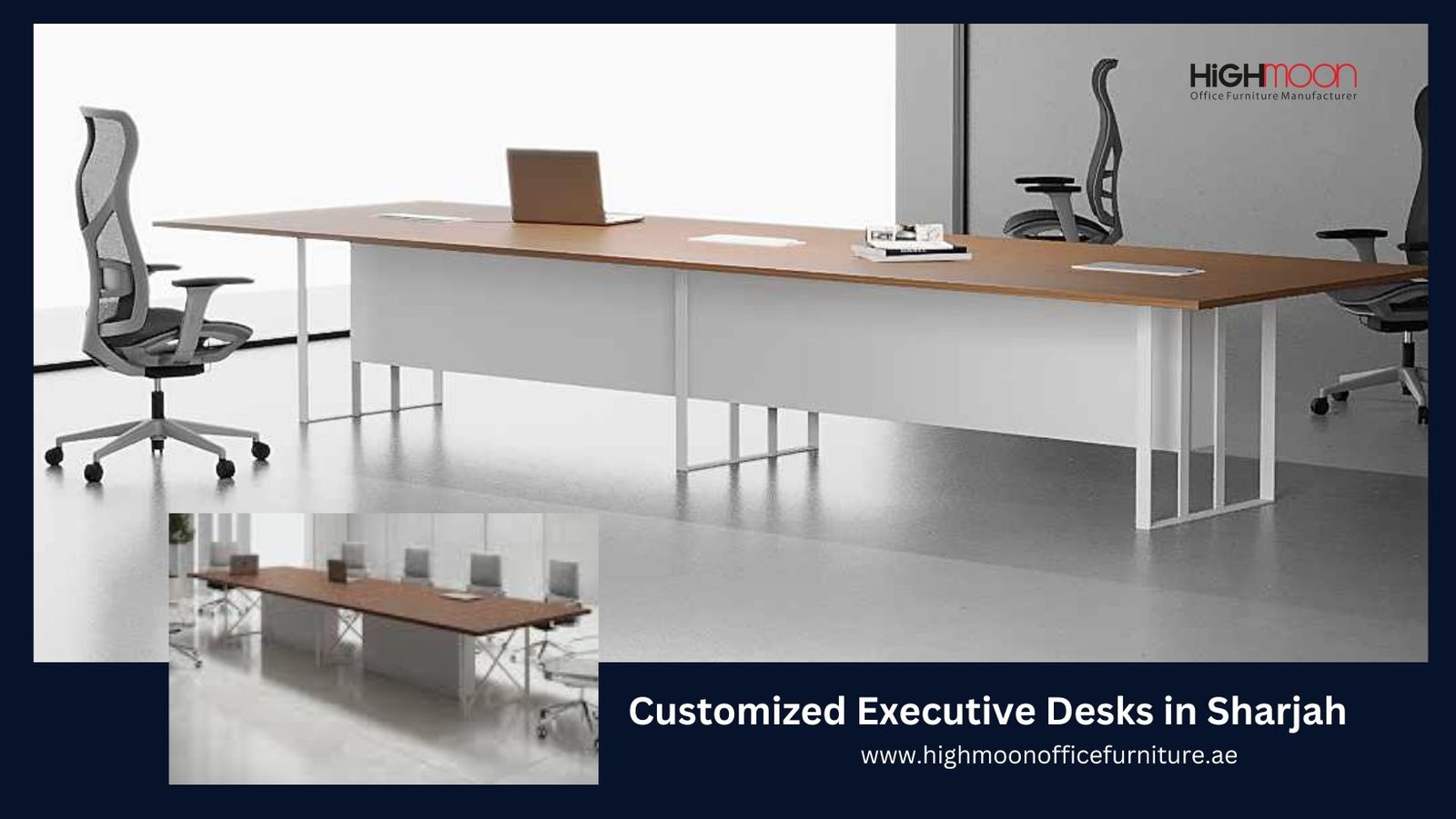 Customized Executive Desk in Sharjah – Tailored Office Desk for Ergonomics and Style.