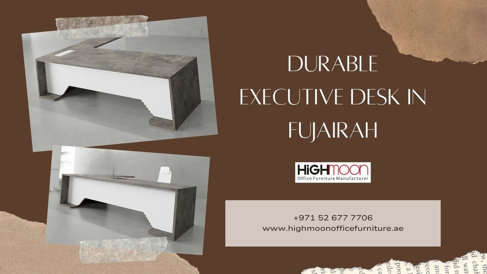 Durable Executive Desk in Fujairah