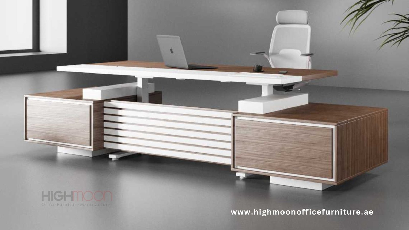 Ergonomic Executive Desk