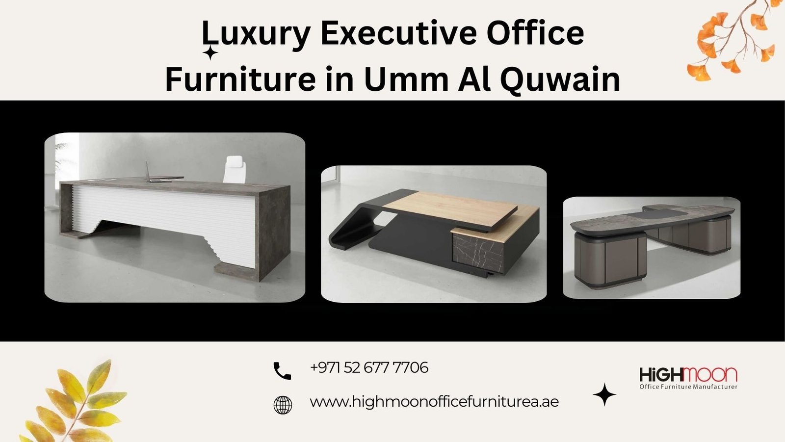 Looking for Executive Desks in Umm Al Quwain