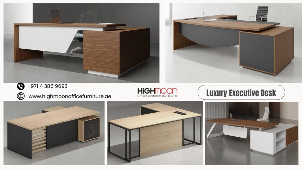 Luxury Office Executive Desk Dubai - Highmoon Office Furniture