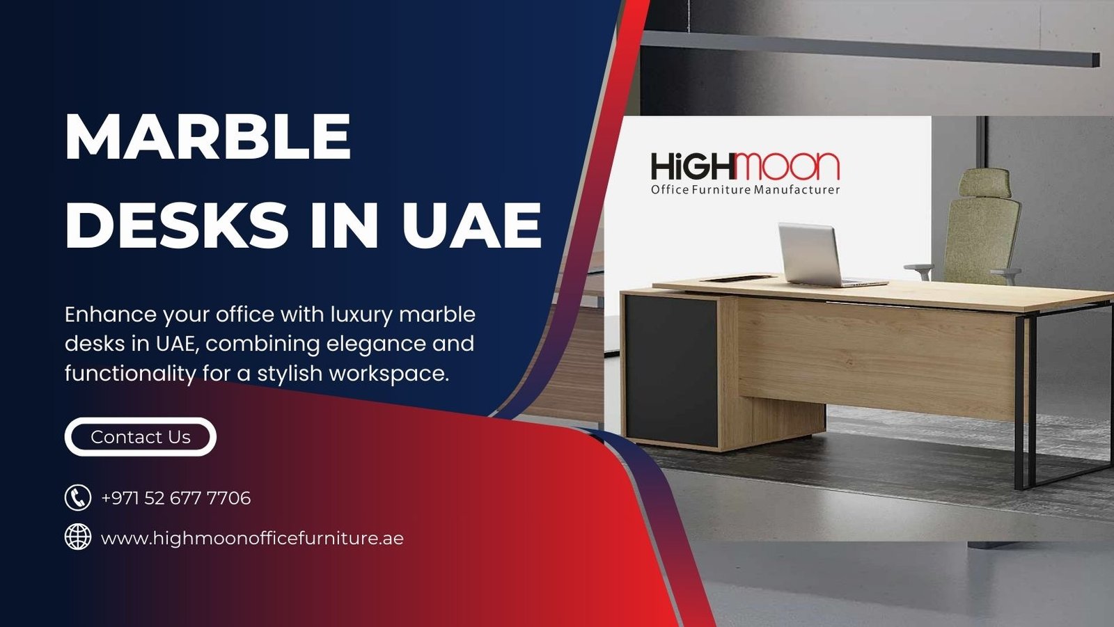 Marble Executive Desk UAE