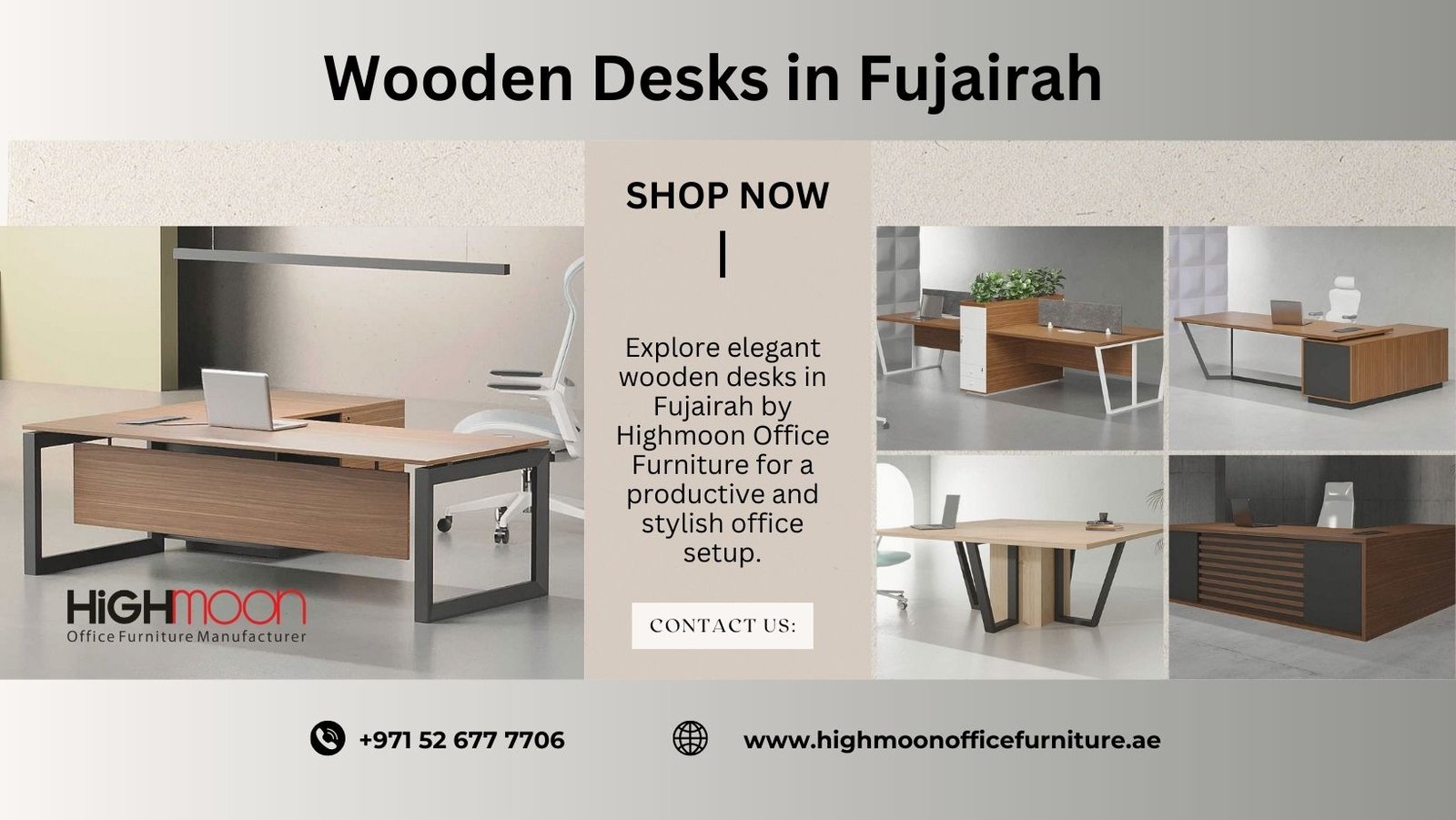 Wooden Desks in Fujairah