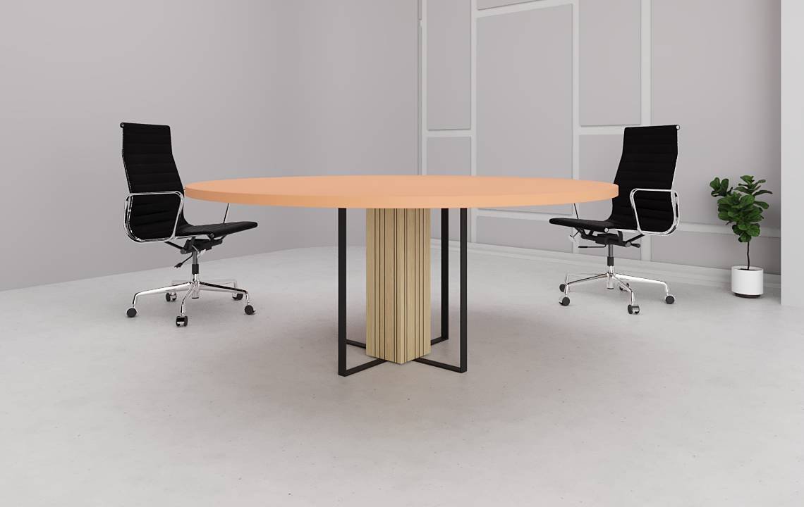 Cube Round Meeting Table