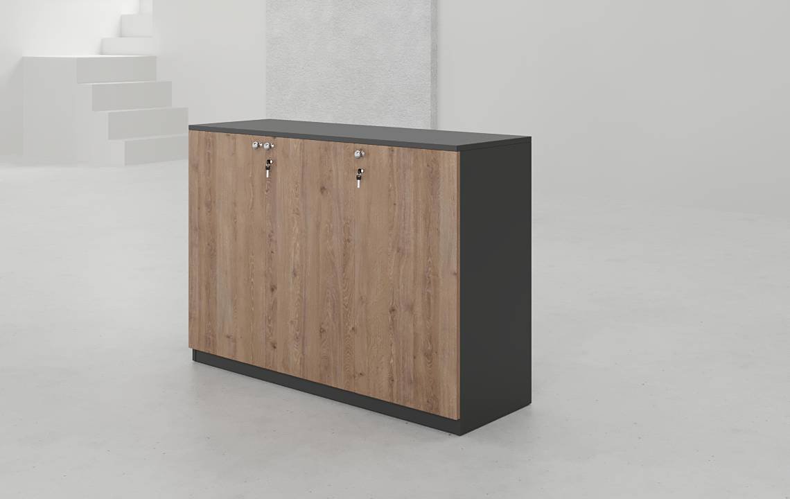Sync Low Height 3 Door Cabinet