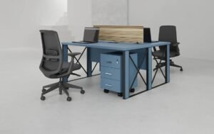 Cube 2 Cluster Workstation - Highmoon Office Furniture in Dubai
