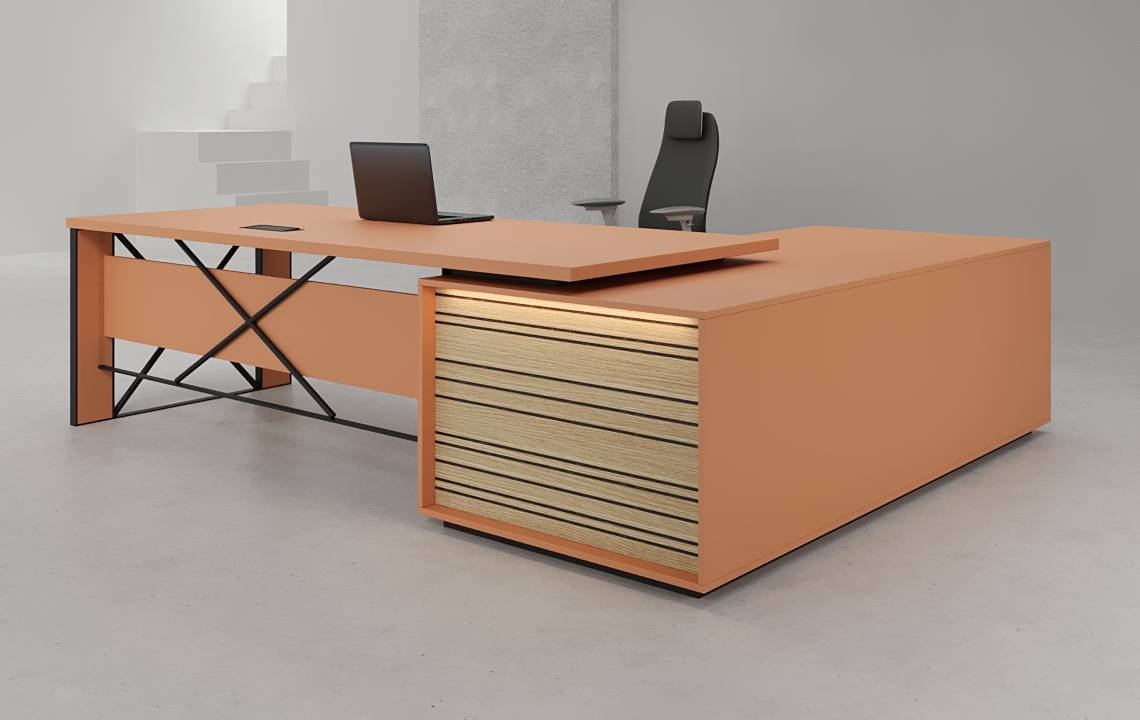 Cube L Shaped CEO Executive Desk Cube L Shaped CEO Executive Desk