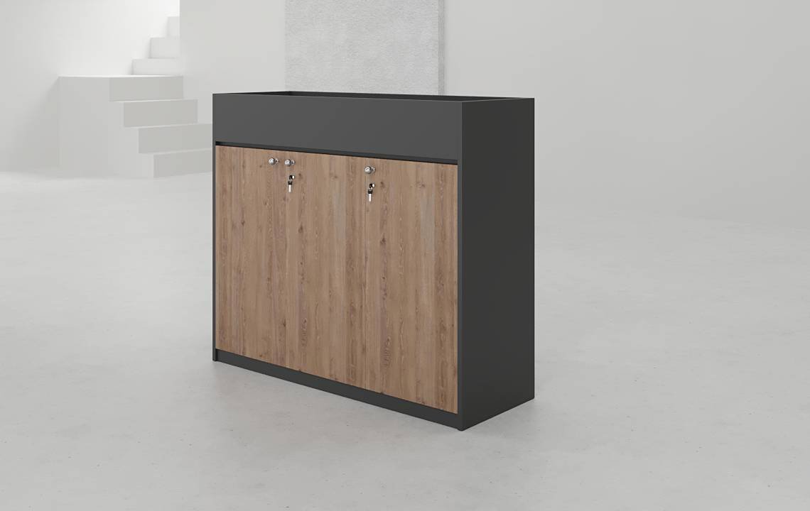 Sync Low Height 3 Door Planter Cabinet Sync Low Height 3 Door Planter Cabinet