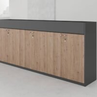 Sync Low Height 6 Door Planter Cabinet
