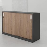 Sync Low Height Sliding Door Cabinet