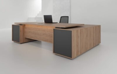 Sync L Shaped CEO Desk