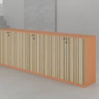 Cube Low Height 6 Door Cabinet