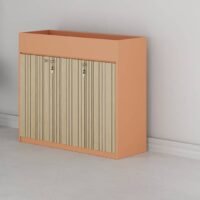 Cube Low Height 3 Door Planter Cabinet Cube Low Height 3 Door Planter Cabinet