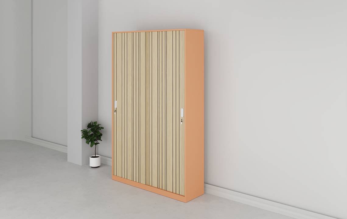 Cube Full Height Sliding Door Cabinet