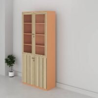 Cube Full Height Glass Door Cabinet