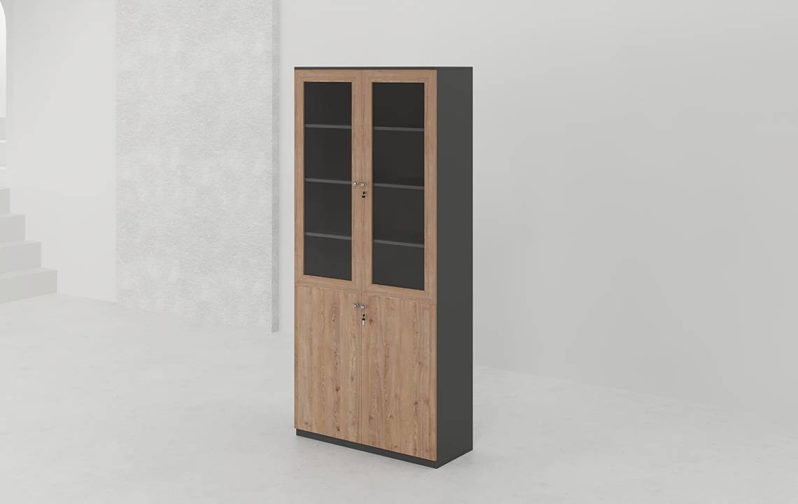 Sync Full Height Glass Door Cabinet Sync Full Height Glass Door Cabinet